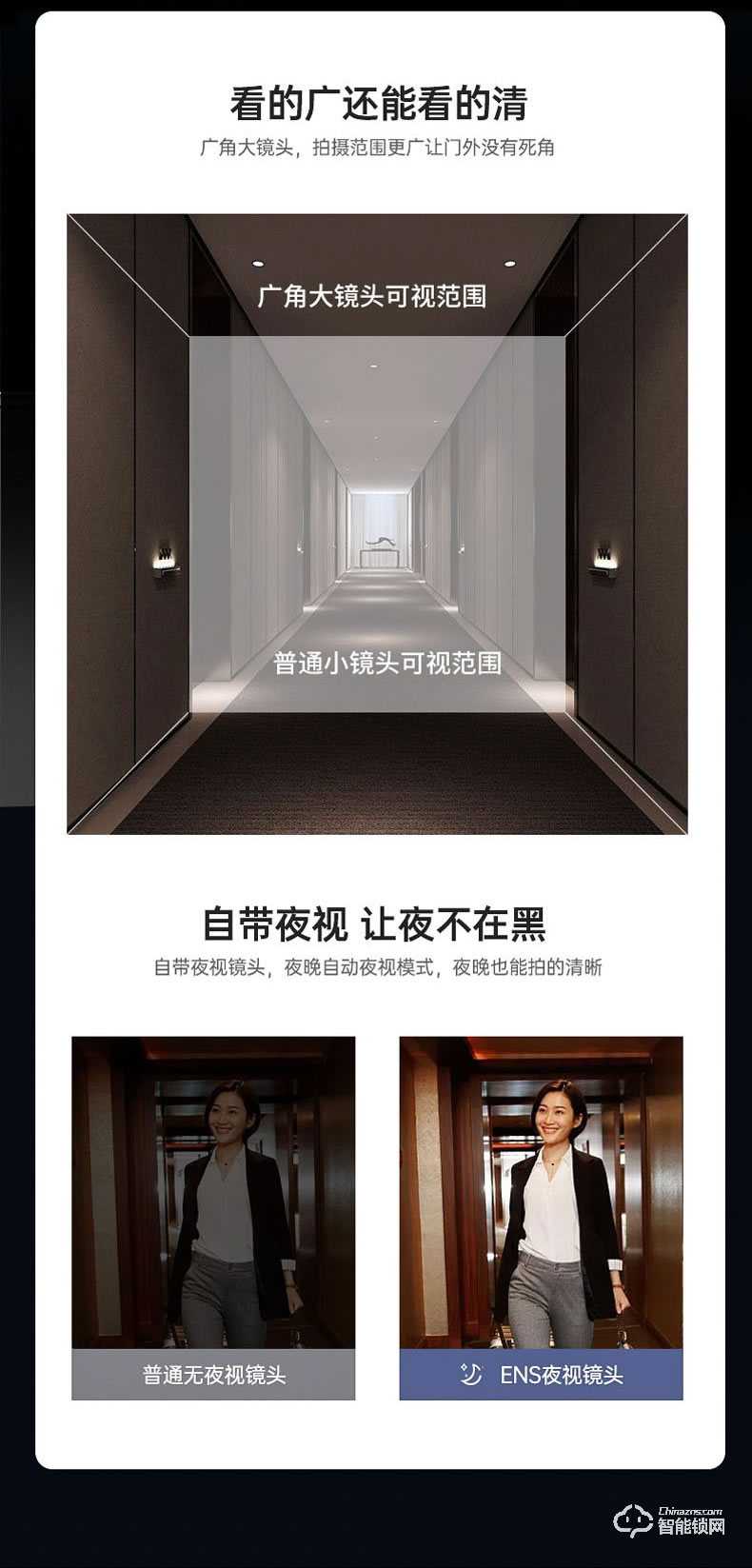 易麟智能鎖 Q02全自動(dòng)可視貓眼智能鎖