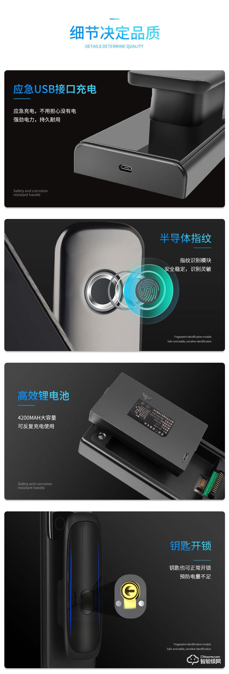 易麟智能鎖 Q02全自動(dòng)可視貓眼智能鎖