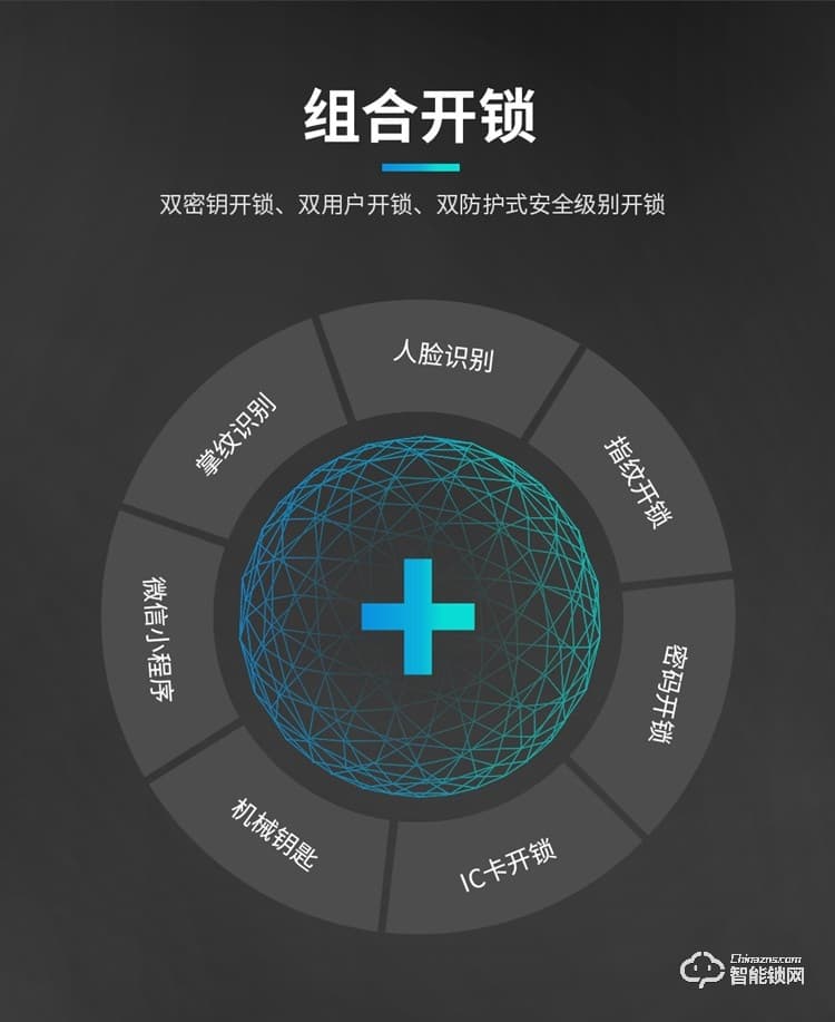 凌振智能鎖 全自動人臉識別智能鎖