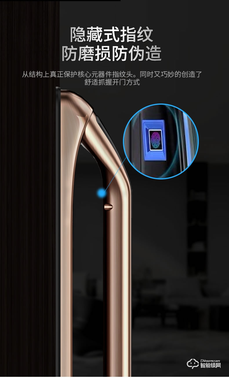 凌振智能鎖 邁凱倫全自動(dòng)人臉識(shí)別智能鎖