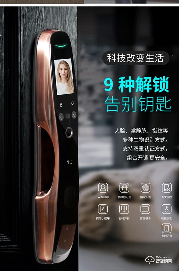 凌振智能鎖 凌振人臉識(shí)別智能鎖