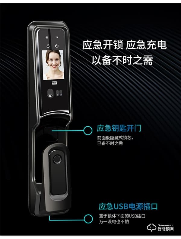 凌振智能鎖 凌振全自動人臉識別智能鎖