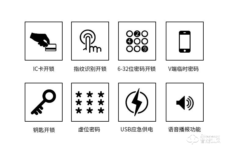 顧樂智能鎖 家用斷橋鋁智能鎖