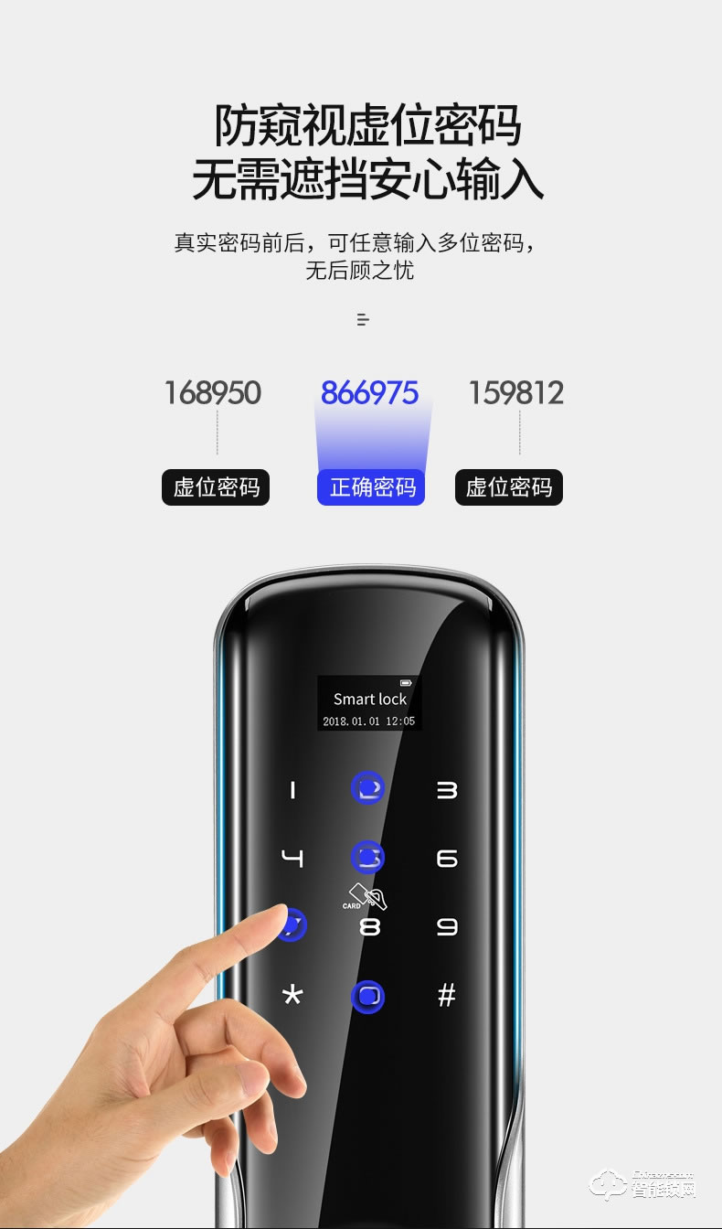 卡內締智能鎖  R15家用防盜門智能鎖