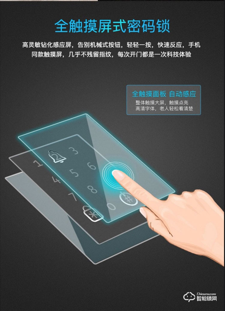 大鵝智能鎖 可視貓眼全自動智能鎖