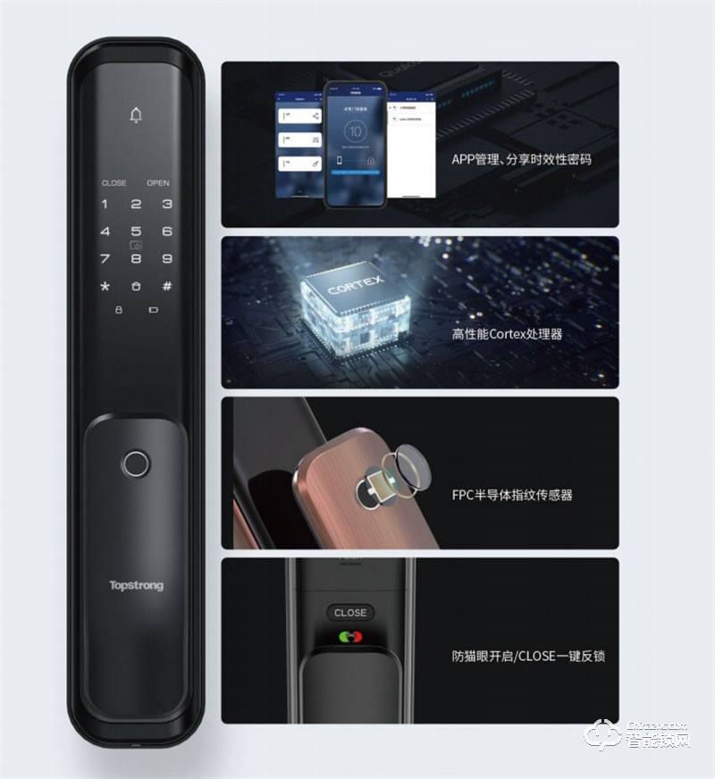 頂固安全智能鎖T3 FPC半導體指紋傳感器