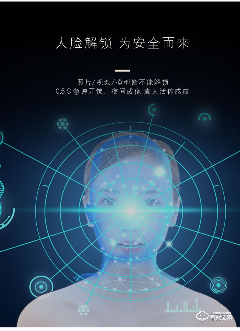 超人Q8-M指紋鎖 可視貓眼智能鎖