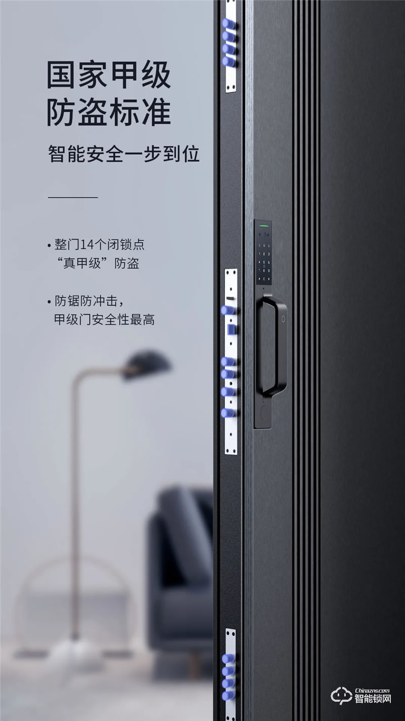 亞太天能智能門 國標甲級防盜防火