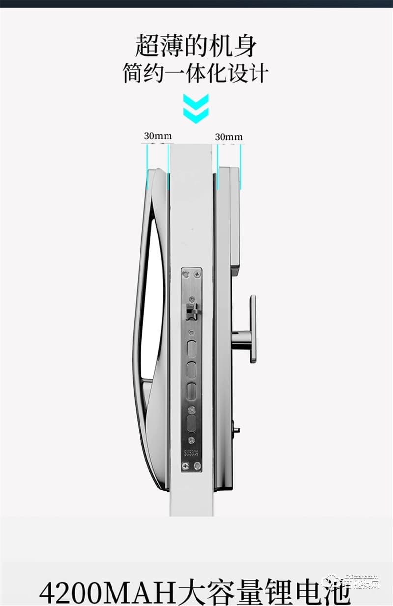 頂尖智派特斯拉全自動(dòng)貓眼智能鎖 全自動(dòng)一鍵解鎖