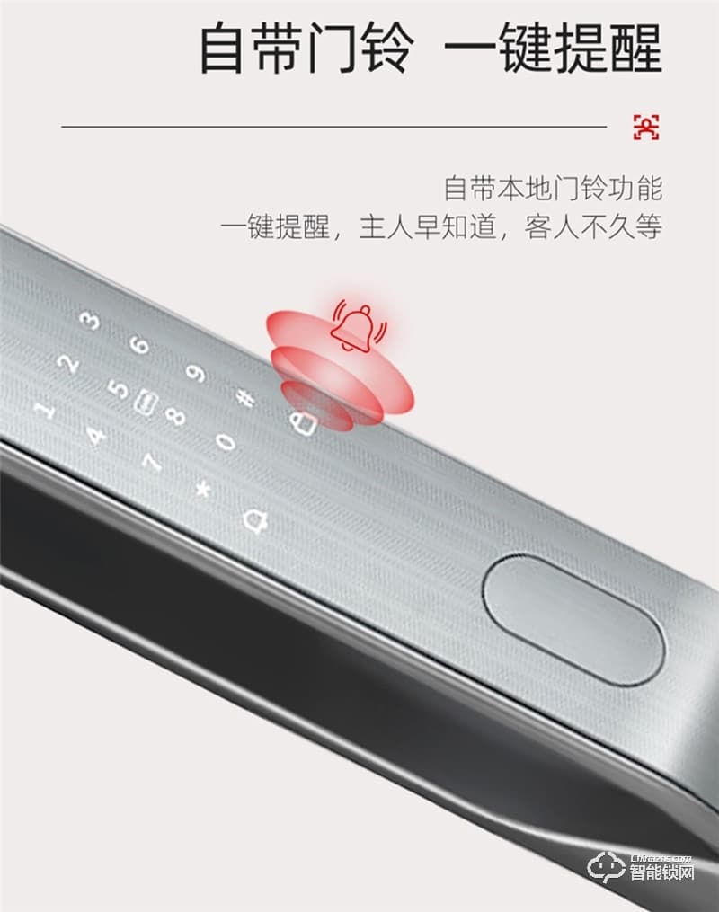 洛克曼S15-2智能鎖3D人臉識別 手機APP遠程抓拍