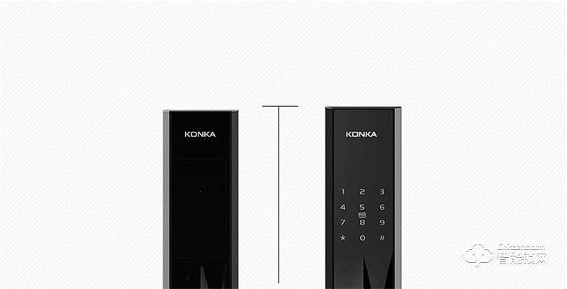 康佳509智能指紋鎖 家用防盜門密碼鎖