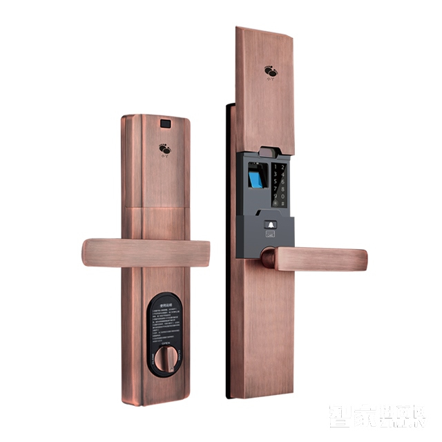 小丫智能鎖 家用指紋密碼鎖 滑蓋智能門鎖