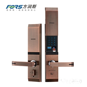 方潤斯智能鎖 公寓滑蓋智能指紋鎖 電子感應密碼鎖