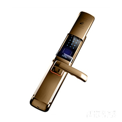 雅帝樂指紋鎖密碼鎖刷卡鎖滑蓋香檳金