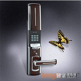 天固滑蓋指紋密碼鎖 上提反鎖 多重開鎖方式