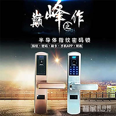 堅(jiān)甲衛(wèi)士不銹鋼智能指紋鎖 密碼刷卡遙控鎖