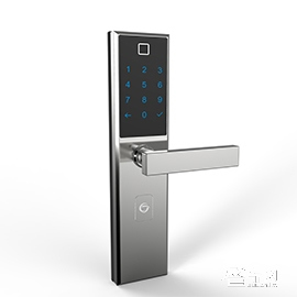 傳通手機APP藍牙智能鎖 銀色304不銹鋼智能鎖