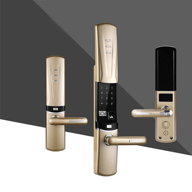 優咖遠程控制物聯網智能鎖 防貓眼開啟指紋鎖