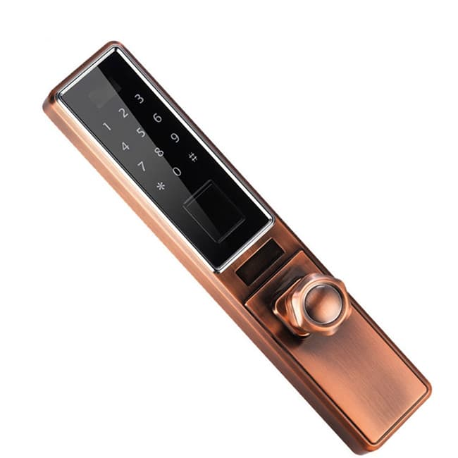 優咖萬能互換指紋鎖 不銹鋼鎖體智能鎖