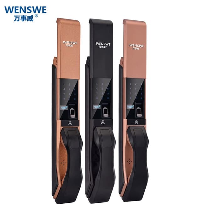 萬事威全自動指紋鎖 紅外識別感應鎖