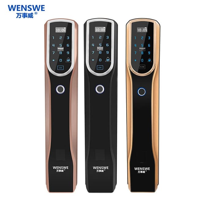 萬事威指紋鎖 半導體智能門鎖家用防盜門電子密碼鎖