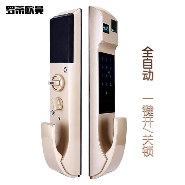 普賽羅指紋鎖 全自動(dòng)智能鎖 手機(jī)APP指紋密碼鎖