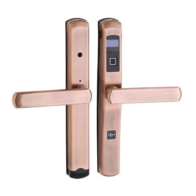 奧卡斯智能鎖 鋁合金門電子鎖 智能指紋密碼鎖