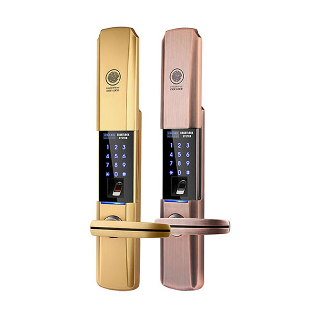 誠爾鑫智能鎖 木門防盜門滑蓋智能鎖 指紋密碼電子鎖