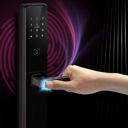 匯泰龍指紋鎖A8 家用智能鎖防盜門密碼門鎖智能鎖別墅大門鎖