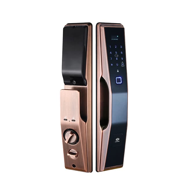 蘭和指紋鎖D06 半導(dǎo)體密碼鎖 防盜大門鎖