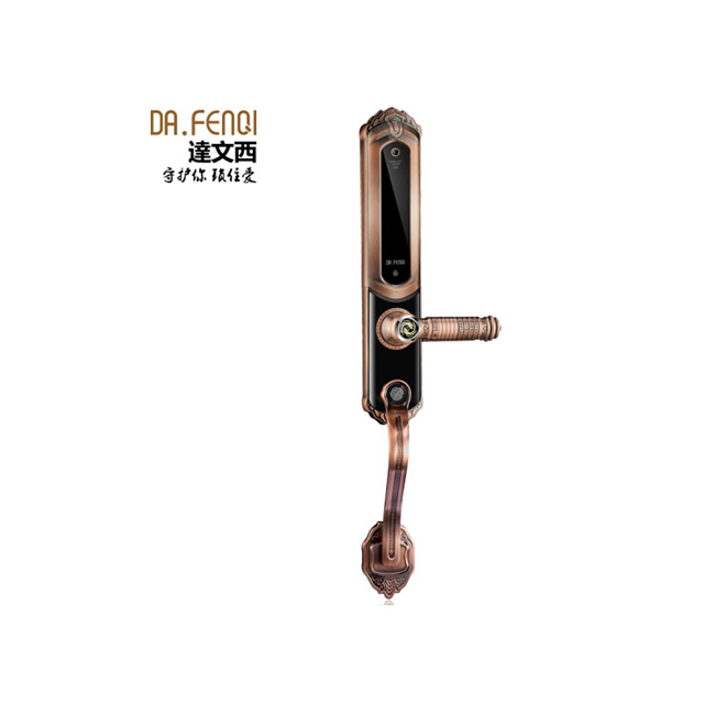 達文西滑蓋智能鎖 101別墅大門指紋鎖 手機APP遠程