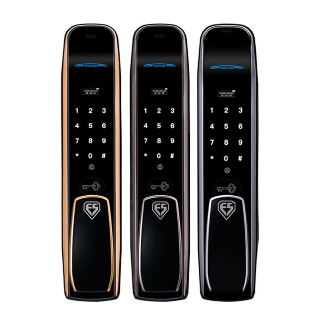 因碩全自動指紋鎖 遠程電子大門鎖 密碼刷卡鎖