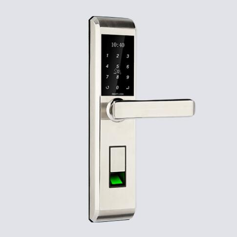 DUDU嘟嘟E家智能鎖 不銹鋼指紋密碼鎖 防盜門木門智能鎖