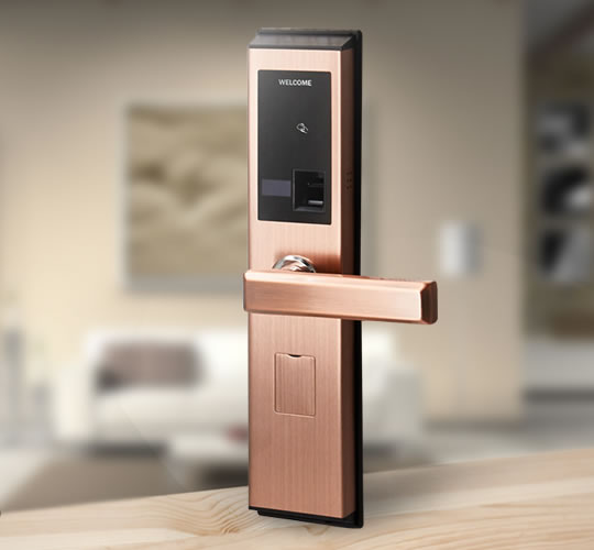 阿波羅智能鎖 直板指紋密碼鎖 家用防盜智能門鎖