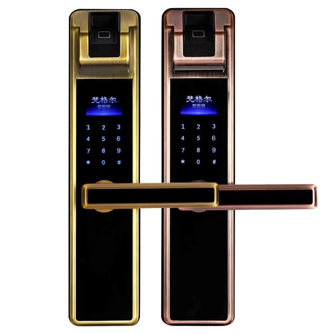 梵格爾大彩屏指紋鎖 智能門鎖密碼電子鎖全自動智能鎖