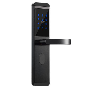 普藍盾智能門鎖 防盜門指紋鎖 家用室內門木門智能鎖