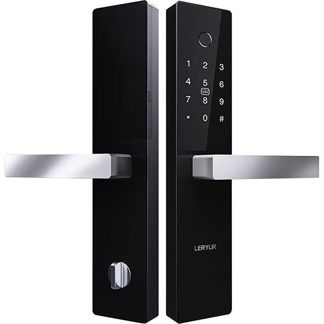 樂柚智能鎖 直板指紋密碼鎖 家用防盜門智能鎖