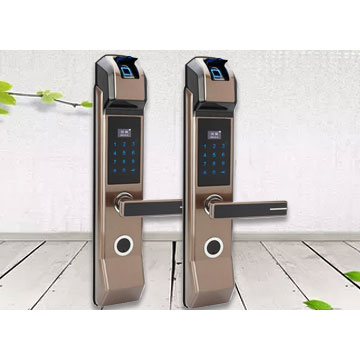 百佳星智能鎖 家用指紋鎖 小滑蓋電子密碼鎖