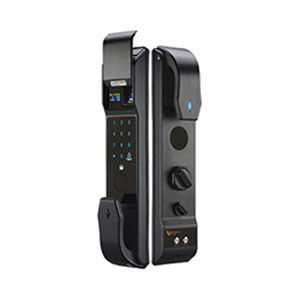 多麥克斯智能鎖 家用指紋密碼鎖 小滑蓋智能門鎖