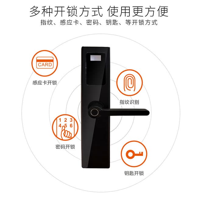 安爾發智能鎖 直板指紋密碼鎖 防盜門智能鎖A603