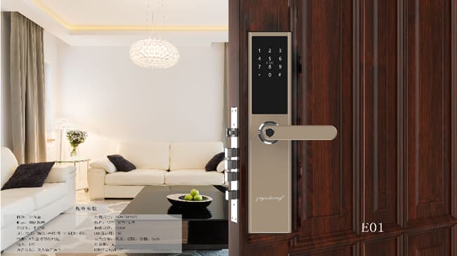 吱一聲指紋鎖E01一握開指紋鎖
