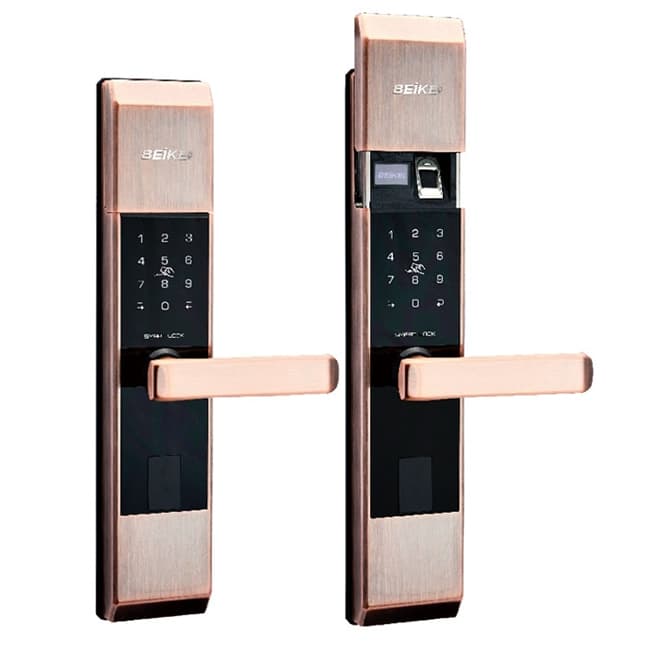 貝可指紋鎖 60103自動滑蓋指紋智能門鎖