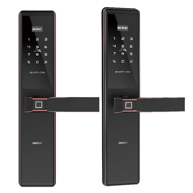 貝可指紋鎖 76606把手式指紋解鎖智能鎖