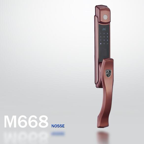 諾士智能鎖 家用指紋鎖 防盜門木門智能密碼鎖M668