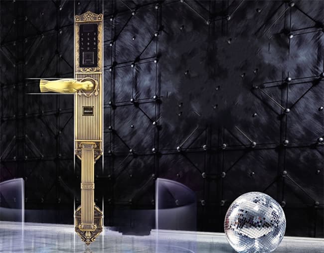 德帝諾智能鎖 9909DOLED液晶屏智能指紋鎖