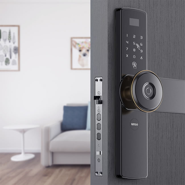 云碩智能鎖 家用防盜門密碼鎖全自動指紋鎖