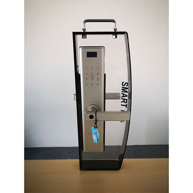 云鎖信安智能鎖 鋁合金直板指紋鎖 家用防盜門智能鎖