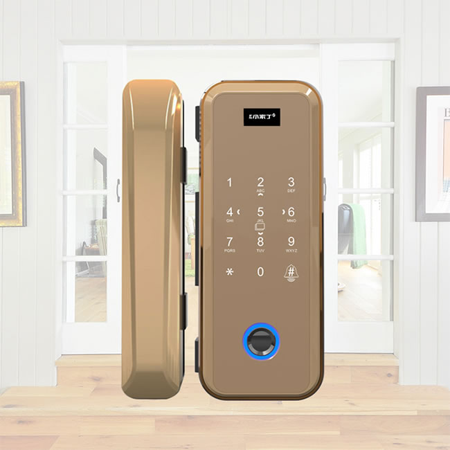 小家丁指紋鎖 辦公室玻璃門鎖智能鎖