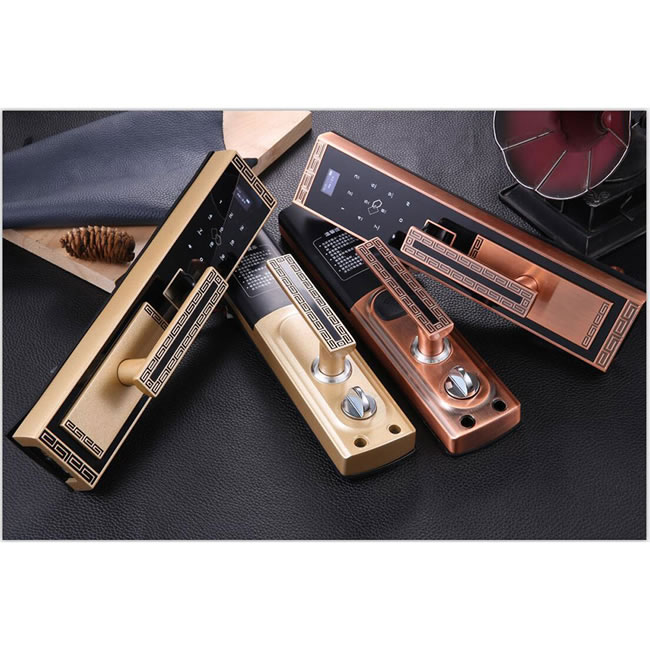 埃菲斯智能鎖 中國風指紋鎖 防盜門電子密碼鎖A601