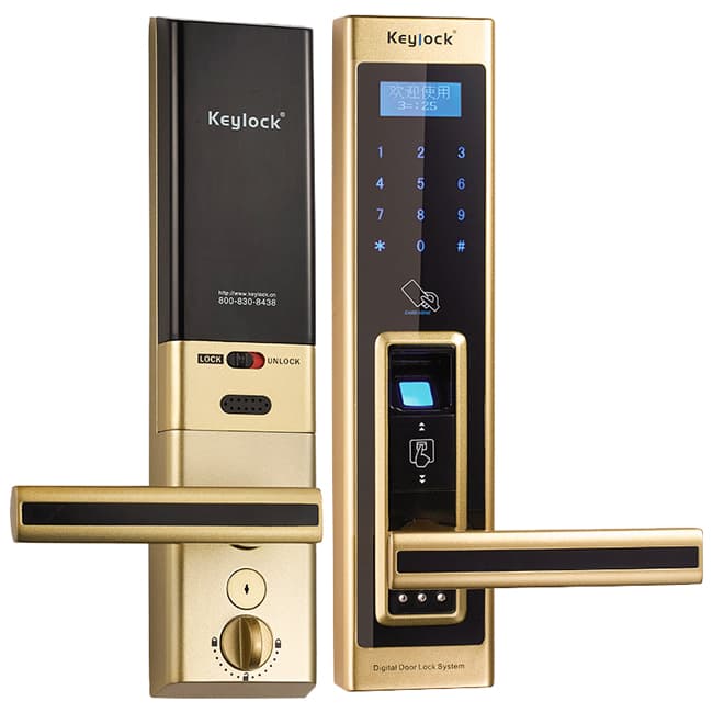 第吉爾指紋鎖 #6600-309家用防盜電子密碼鎖